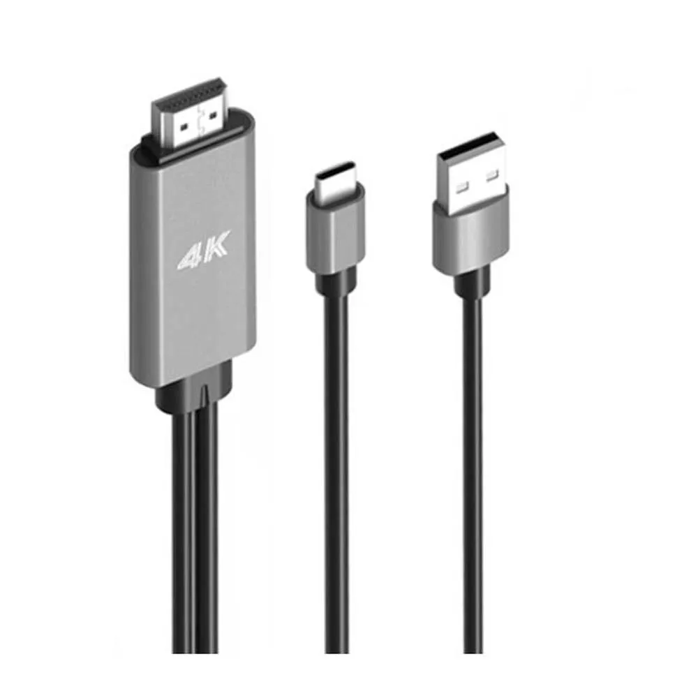 

USB C Type C to 4K UHD HDMI Cable adapter Converter Screen Mirroring Tv Stick for Samsung S9 Huawei Mate 10 Plug Play
