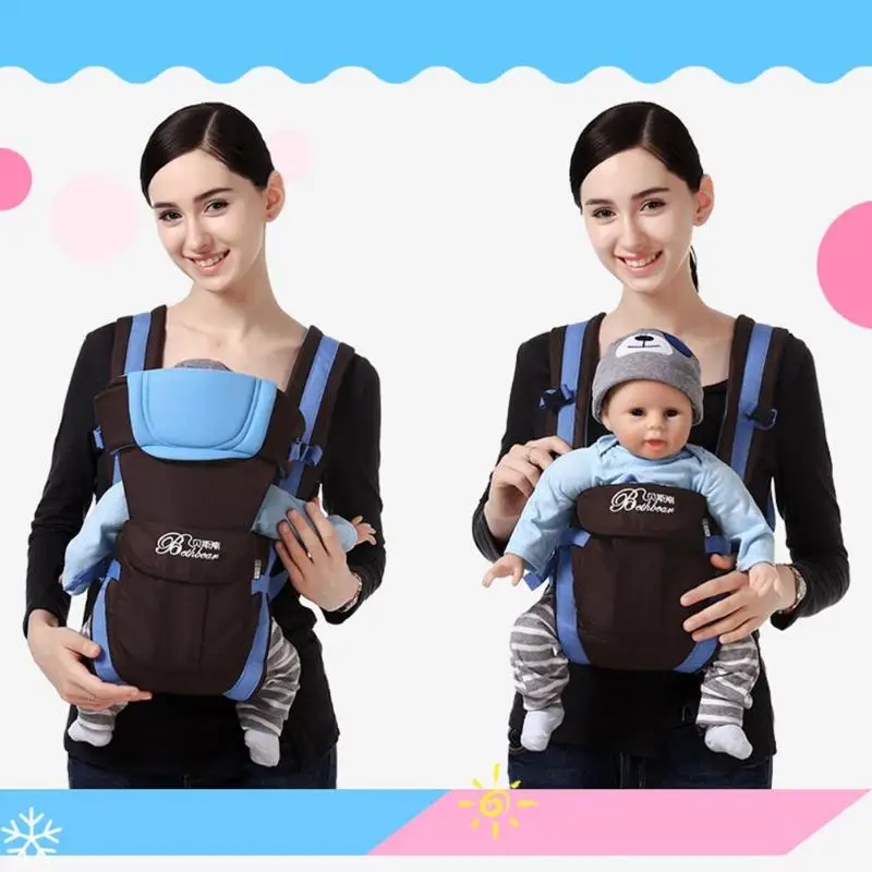 Детская дышащая переноска 4 в 1, удобный рюкзак на лямках для младенцев, детская переноска, безопасная переноска для улицы, Прямая поставка