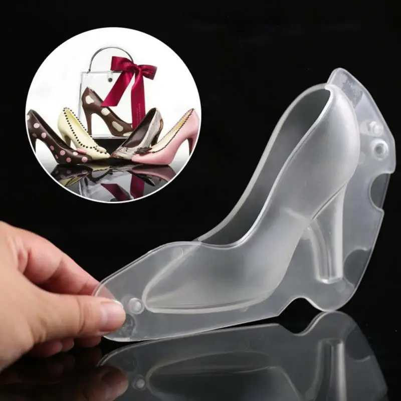 3D Chocolate Mold High Heel Shoes Swan Candy Sugar Paste