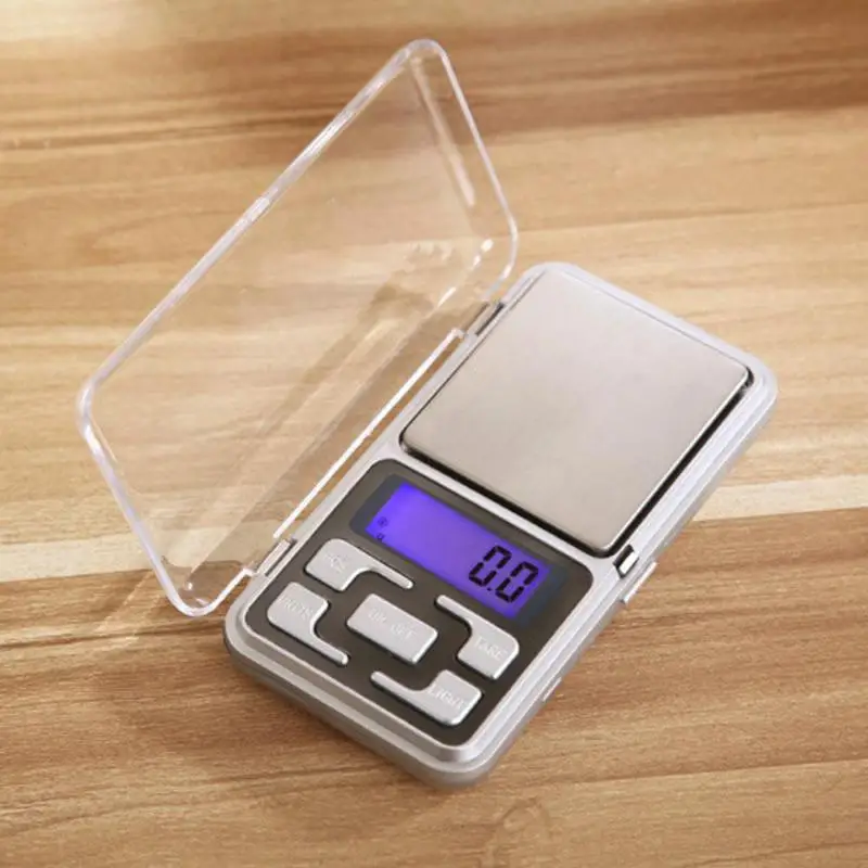 

100g/200g/300g/500g Portable LCD Electronic Jewelry Scale Gold Diamond Herb Balance Weight Digital Pocket Scale Weighting Scale