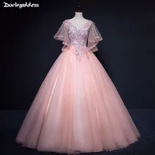 Розовые Бальные платья, 16 платьев для 15 лет, кружевное бальное платье, платья для выпускного вечера, Vestidos De 15 Anos, Дешевые Бальные платья