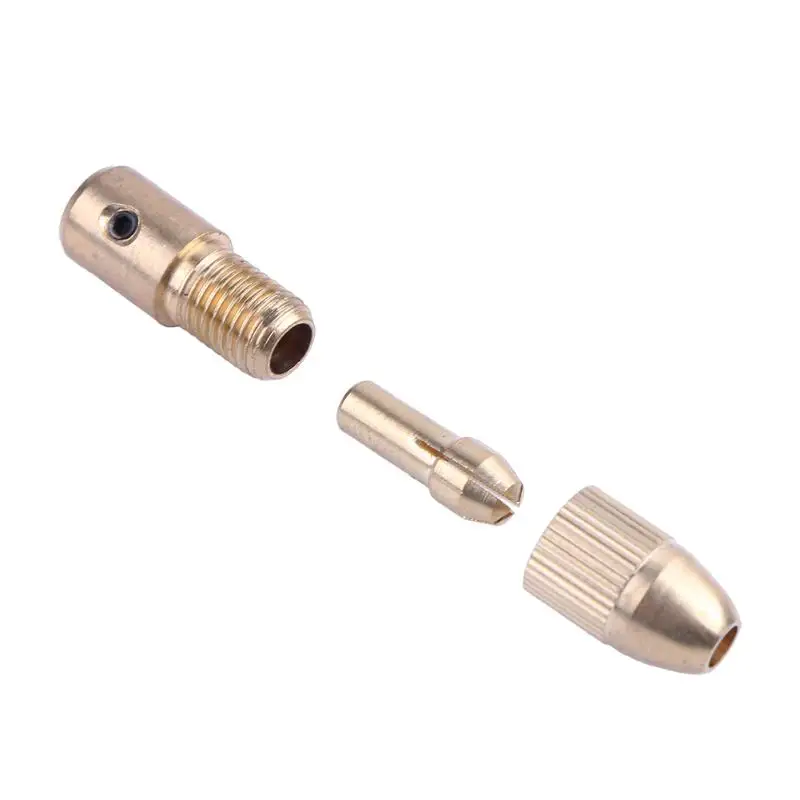 2.3mm Micro Drill Bit Clamp Fixture Brass Electric Motor Shaft Chuck Power Tools Mini Brass Electric Motor For Woodworking Tools