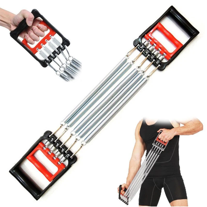 

Portable Supply Chest Expander Sport Puller Exercise Fitness Strength Exercise Resistance Elastic 5 Spring Resistance Bands