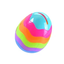 2 шт. модель яйца Красочные разборные пластиковые игральные игрушки яйцо модель для детей ясельного возраста деньги банковские игрушки