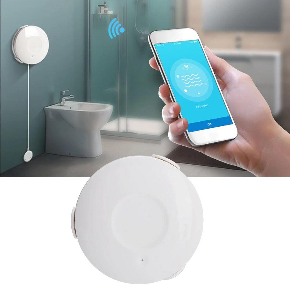 WiFi беспроводной умный датчик утечки воды детектор наводнения сигнализация