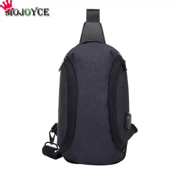 

2019 Fashion Canvas USB Charging Shoulder Messenger Waist Bags Men Casual Travel Crossbody Chest Satchel Bags