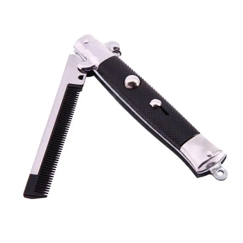 Portable 1pcs Stainless Steel Hair Beauty Folding Beard Hairs Comb Hairstyling Tools Switch Combs For Men Women Portable 1pcs Stainless Steel Hair Beauty Folding Beard Hairs Comb Hairstyling Tools Switch Combs For Men Women