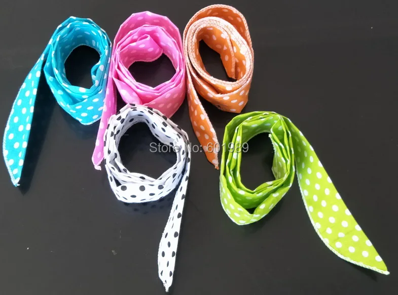 

1Pc Retail 5Colors For Choice Non-toxic Neck Arm Cooler Scarf Body Ice Cooling Wrap Tie Headband Towel Bandana Summer Cool Towel