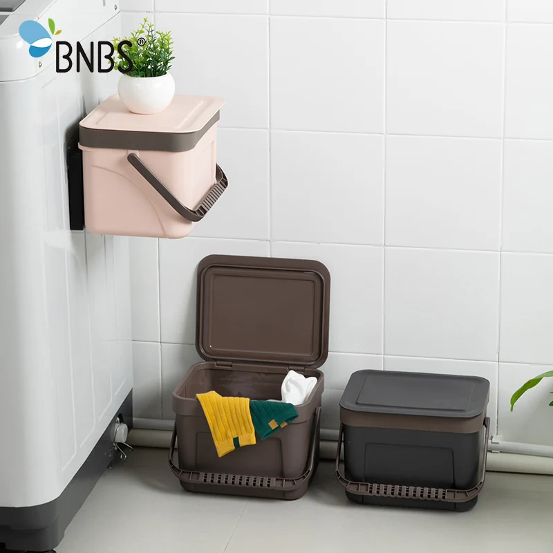 BNBS Новая модная подвесная корзина для хранения грязной одежды пластиковая белья