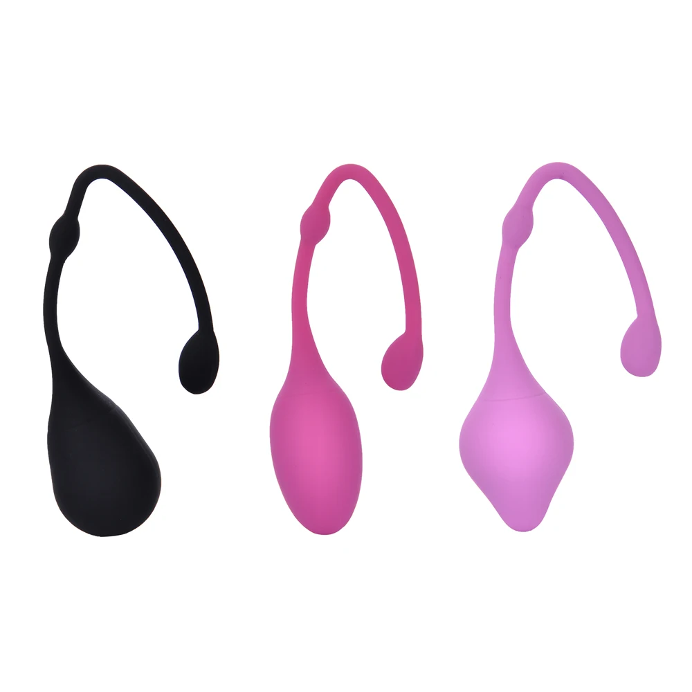 Silicone Vaginal Balls Waterproof NO Dildo NO Vibrator Vagina Exercise Trainer Kegel Ball Ben Wa Balls