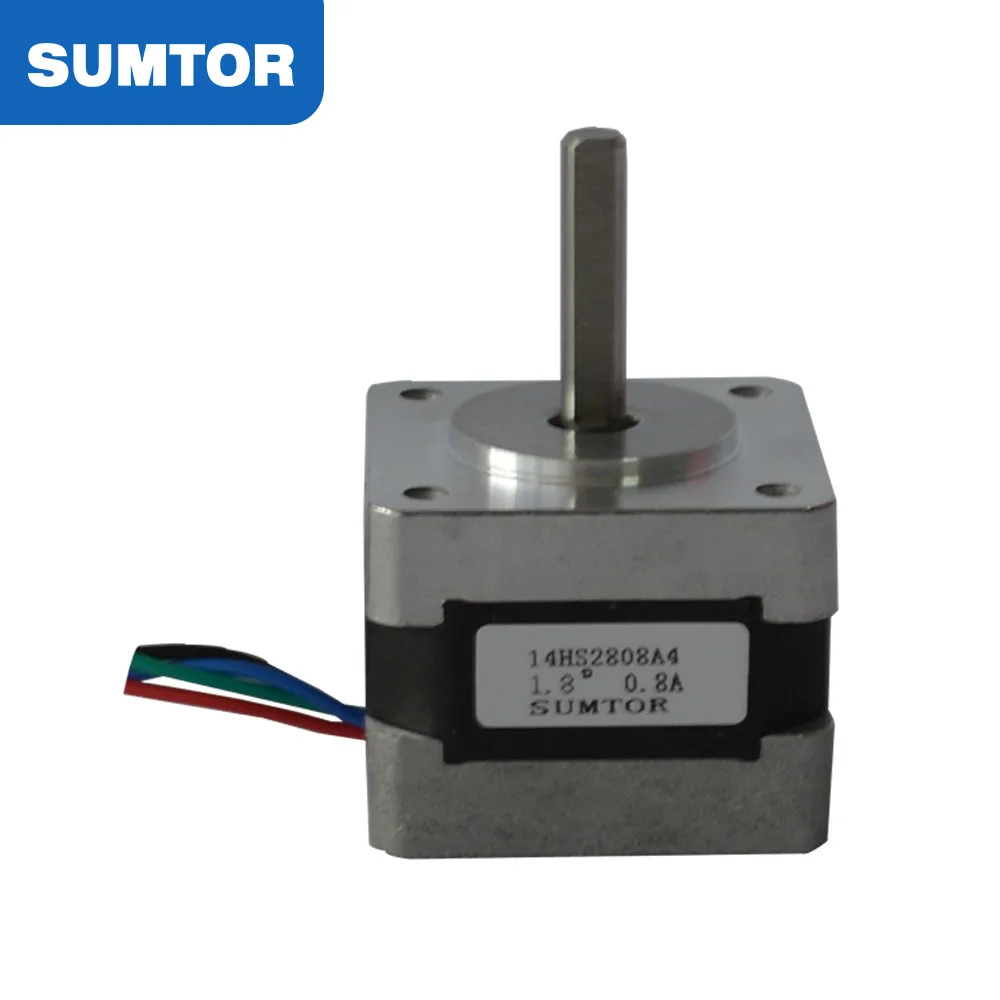 nema 14 stepper motor 12N.cm holding torque 28mm motor body length 0.8A