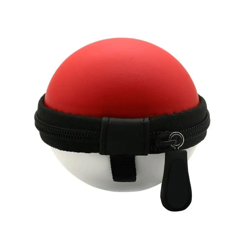 

ALLOYSEED Portable PU Carrying Case Storage Box Protective Pouch Bag Organizer for Switch Pikachu Pokemon Pokeball