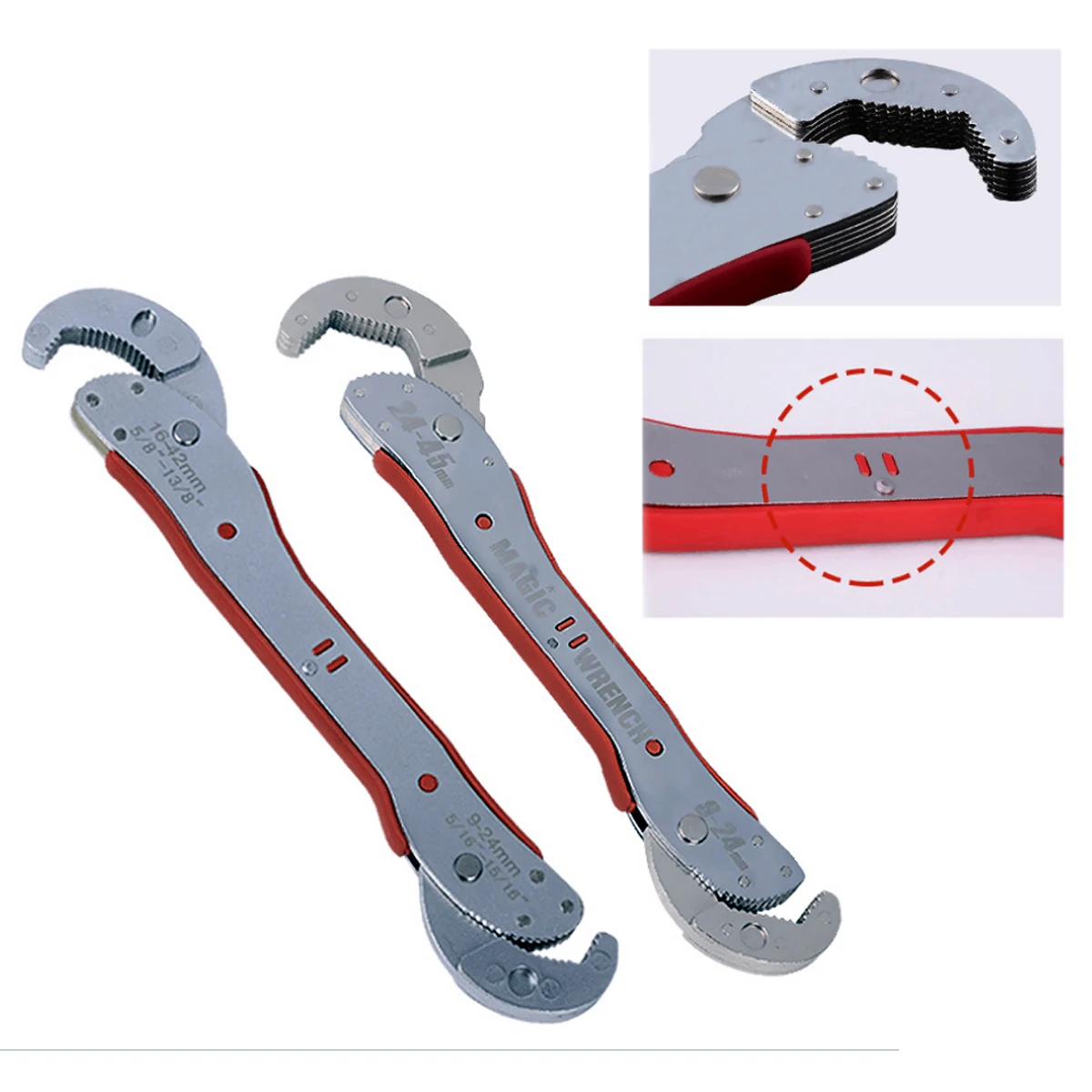 Wrench Multi Purpose Functional Spanner Tools Adjustable Universal 9
