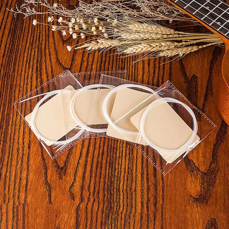 4 шт./компл. белый нейлоновое крепление для Гитары Струны запасная часть для 21/23/26in миниатюрная гитара укулеле гитара классический акустической аксессуары для гитары