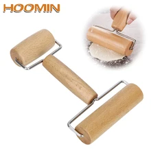 HOOMIN деревянные инструменты для приготовления пищи помадка торт тесто ролик гаджеты Скалка h-образная