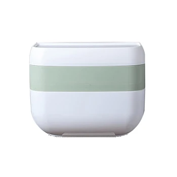 

1pc Cute Dual-layer Tissue Box Holder Napkin Dispenser Tissue Paper Storage Containers Box (Green)