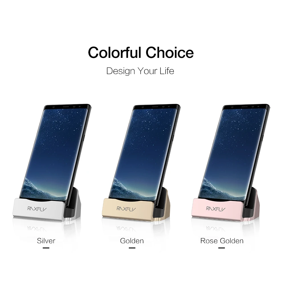 RAXFLY Micro USB зарядное устройство док станция для Samsung S7 S6 Edge Для Huawei P8 Lite Xiaomi Redmi Note 4 Pro