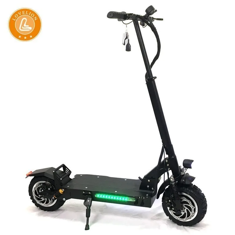 

LOVELION 2019 New 11inch Cross-country Foldable Electric kick motor Scooter Adult 60v 3200w Powerful e-scooter Bike Scooters