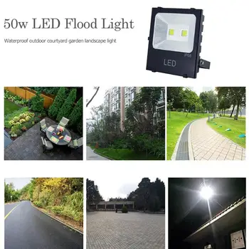 

85-265V 50W 100W LED Flood Light Waterproof Dustproof Outdoor Garden Yard Landscape Spot Lighting Lamp 209 X 240 X 55mm