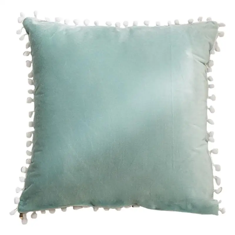 

2019 Fashion Solid Color Soft And Comfortable Plush Cushion Pillowcase European Minimalist Dutch Velvet Square Pillowcase