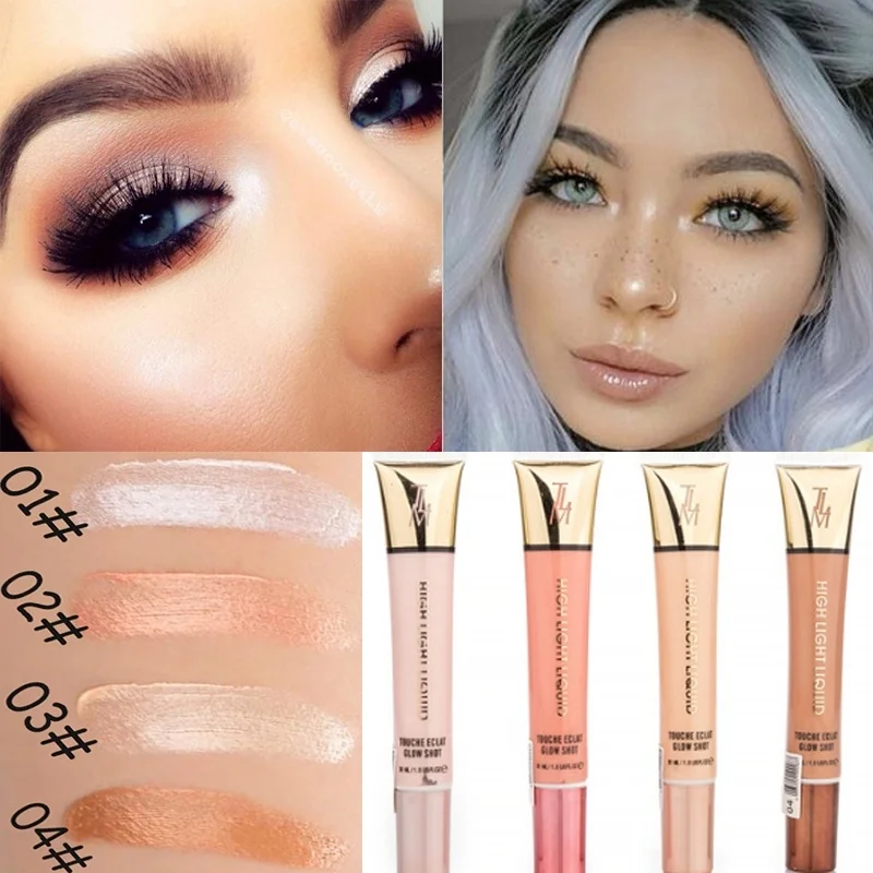 

1 Piece New Highlighter Contouring Makeup Face Concealer Liquid Highlighter Primer Base Bronzer Face Make Up Cosmetics