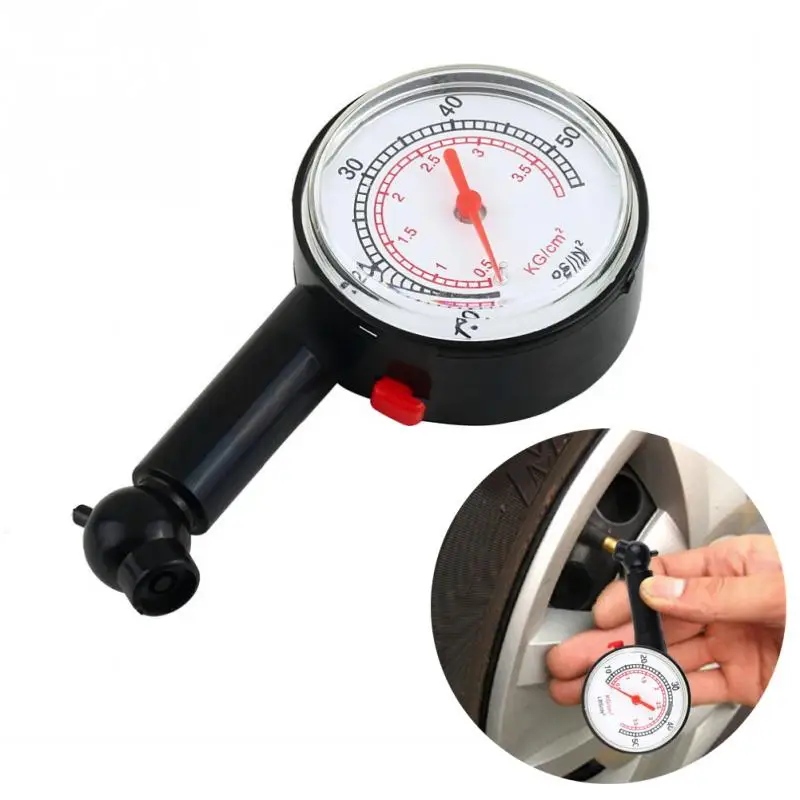 Car Bike Tire Air Dial Meter High Precision Tire Pressure Gauge Car
