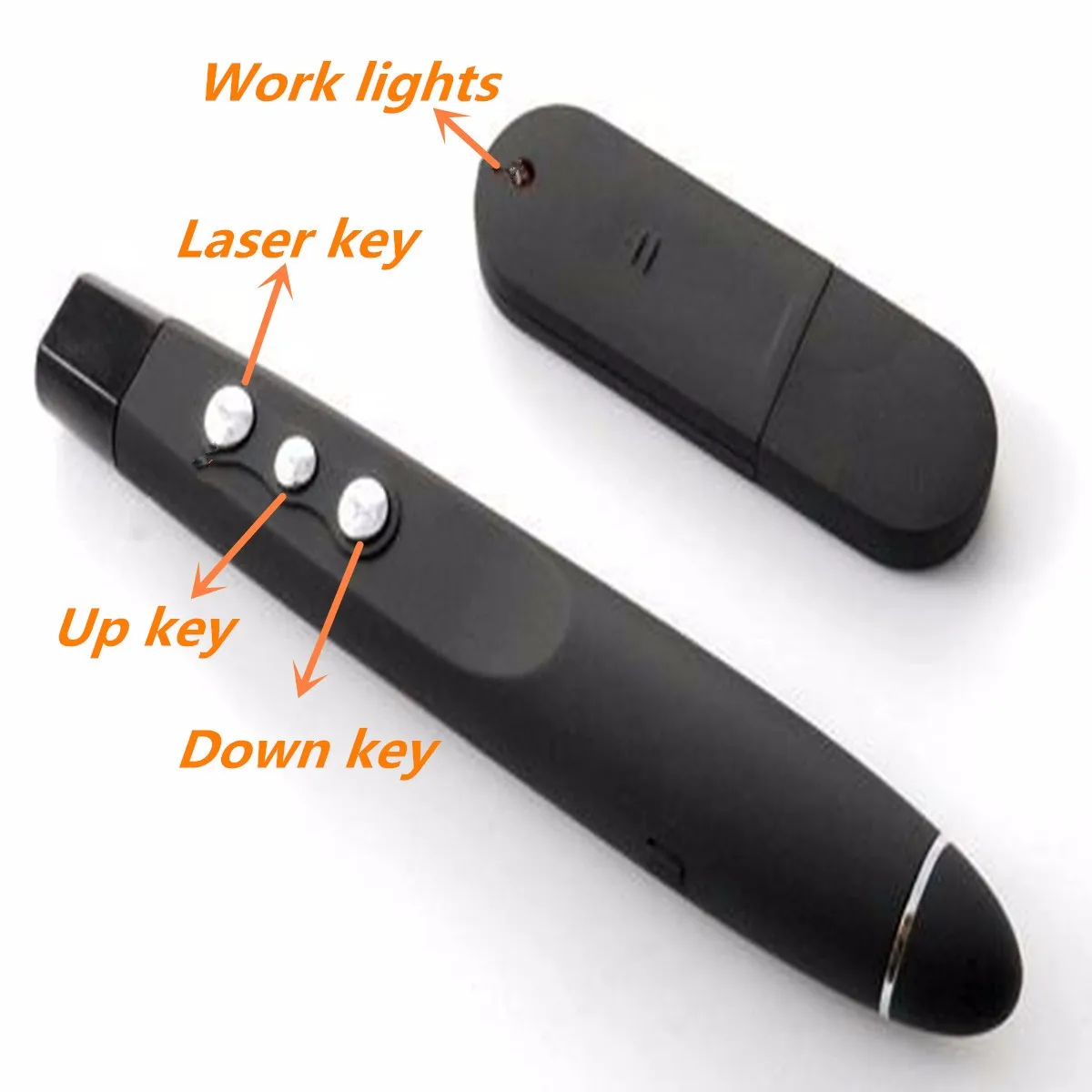 PPT الوجه لاسلكيا عن بعد القلم USB AAA الأسود 315 M/433.92Hz الفصول الدراسية وقاعات المحاضرات PPT الوجه لاسلكيا عن بعد القلم USB AAA الأسود 315 M/433.92Hz الفصول الدراسية وقاعات المحاضرات