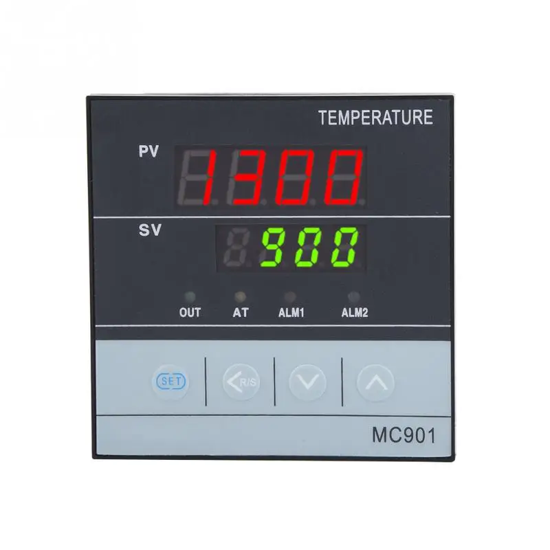 Цифровой водонепроницаемый ПИД контроллер температуры MC901 Тип K PT100 реле входного