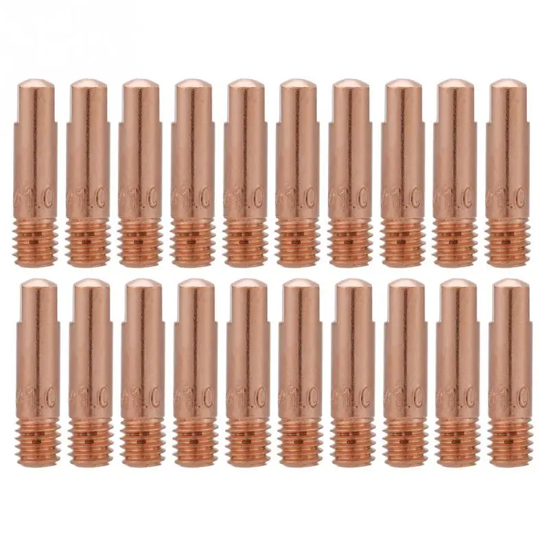 20pcs 15AK MIG/MAG Welding Torch Nozzles Copper Contact Tip Welding