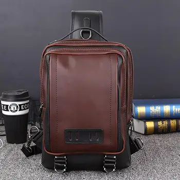 

Fashion Mens Messenger Crossbody Bag Sling Bag Single Shoulder Bag Men Chest Pack for Man Bolsas Masculina