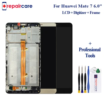 

Original Replacement parts For Huawei Mate 7 LCD and Touch Screen Assembly Digiziter Replacement with Frame for Huawei Mate 7