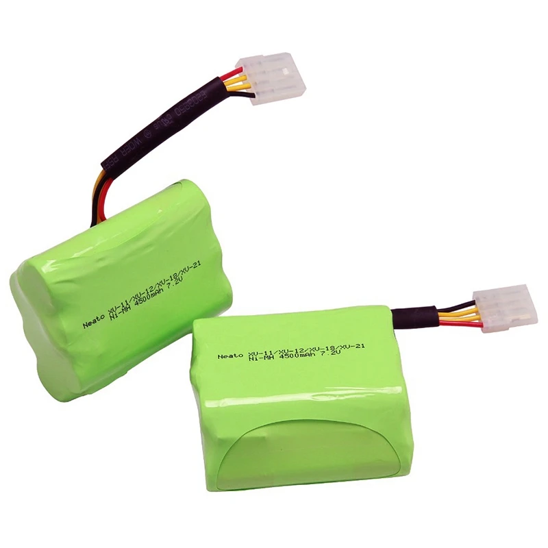 

2Pcs/Lot Battery 4500Mah 7.2V For Neato Xv-21 Xv-11 Xv-15 Xv-14 Xv-24 Xv-12 Pro Robot Robotic Vacuum Cleaner Accessory Parts