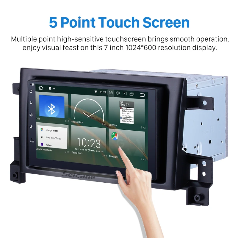Sale Seicane Car Stereo GPS 7" Android 8.1 HD Radio Navi Player for Suzuki Vitara 2005-2013 Head Unit with USB Steering Wheel Control 1 Sale Seicane Car Stereo GPS 7" Android 8.1 HD Radio Navi Player for Suzuki Vitara 2005-2013 Head Unit with USB Steering Wheel Control 1