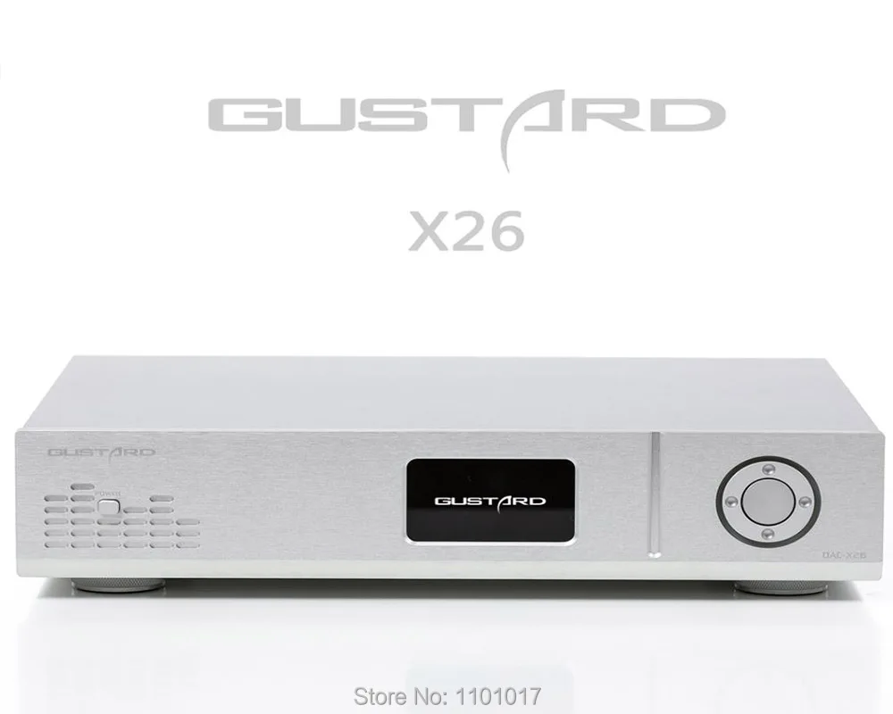 GUSTARD DAC-X26 DAC сбалансированный декодер HIFI EXQUIS ES9038PRO DAC DSP PLL нативный PCM768K DSD512 SPDIF AES декодер dop