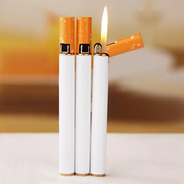Novelty Cigarette Shaped Torch & Jet Lighter Refillable Butane Gas