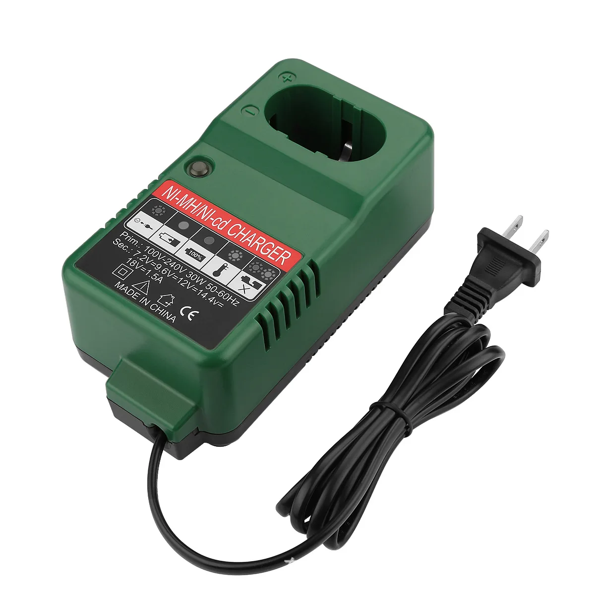 

GTF DC 7.2V~18V Ni-CD Ni-MH Replacement Battery Charger for Makita DC1414F 9100A Power Tools Battery with EU/US Travel Adapter