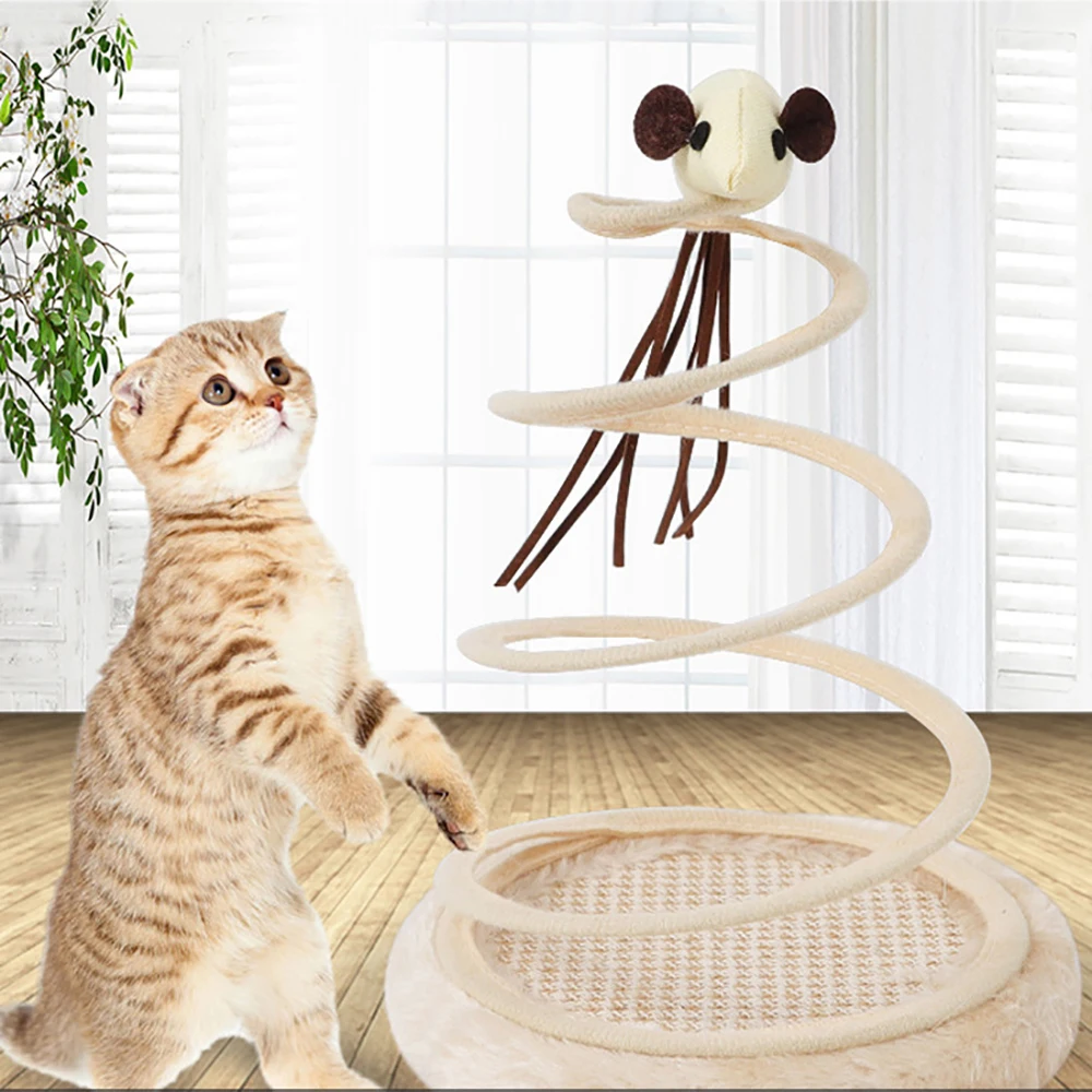 Игрушки для кошек креативные забавные мыши плюшевая стальная проволока
