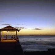 Tourists on a pier Waikiki Beach Honolulu Oahu Hawaii USA Poster Print (36 x 12) | Дом и сад
