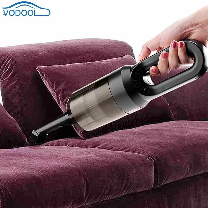 

VODOOL Handheld Vacuum Cleaner Wireless Rechargeable Portable Car Cleaning Tools for Keyboard Car Room with 3 Suction Nozzles
