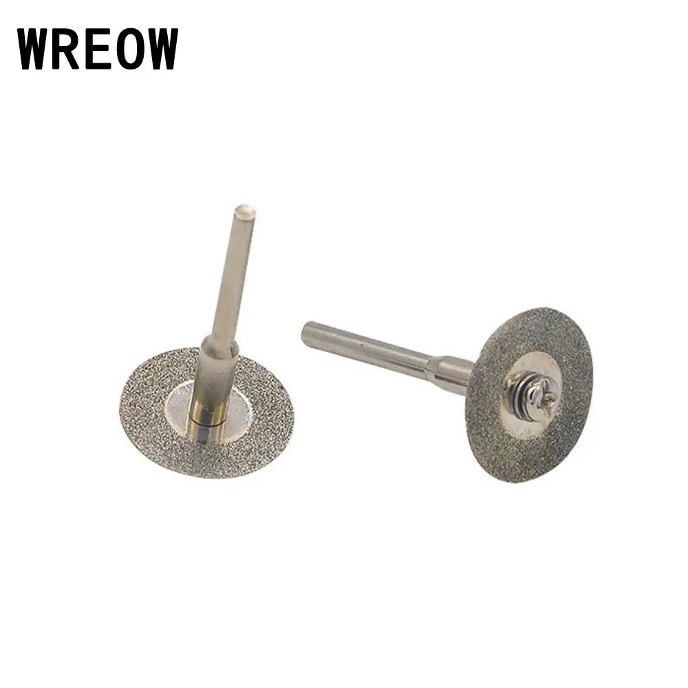 8pcs 50mm 2/" Diamond Cutting Discs Cut Off Blade Wheels Arbors Set Rotary Tool