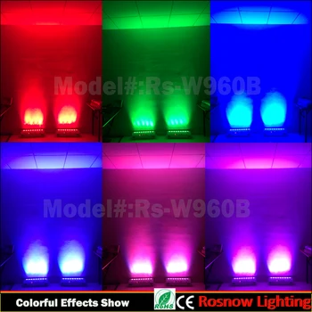 

(5 lights+1 charging fly case) Battery operated Smartphone WIFI Wireless DMX Wall washer 9x18W RGBWA UV LED events uplight