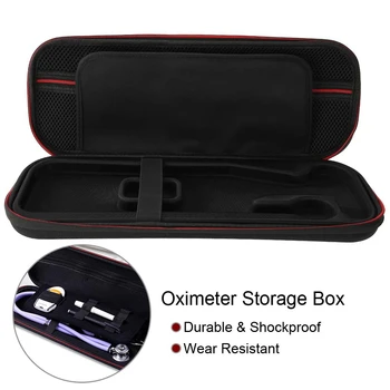 

Oximeter Blood Glucose Meter Carrying Case Box Medical Shockproof Organizer Storage Case for Blood Glucose