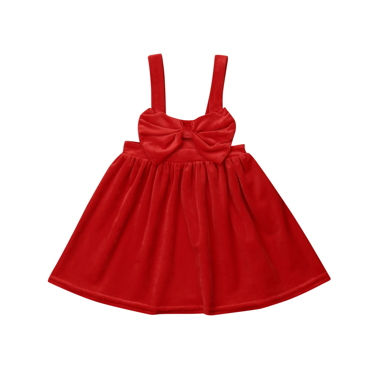 red velvet baby christmas dress