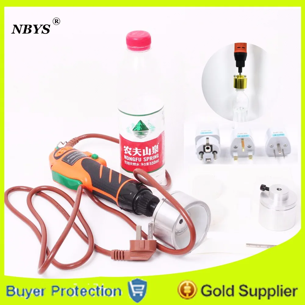 

Hand Held Manual Bottle Cap Capping Machine Tool Plastic Glass Bottles 10-50mm Cap Screw Drive Capper Big Power Free Shipping