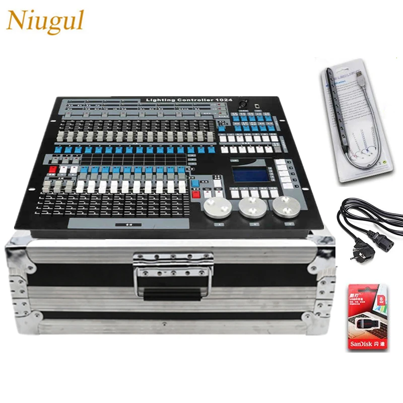 

1024 Channels DMX Controller 1024 Console DJ Disco Equipment DMX Lighting Consoles Professional Stage Lights Control Equipments