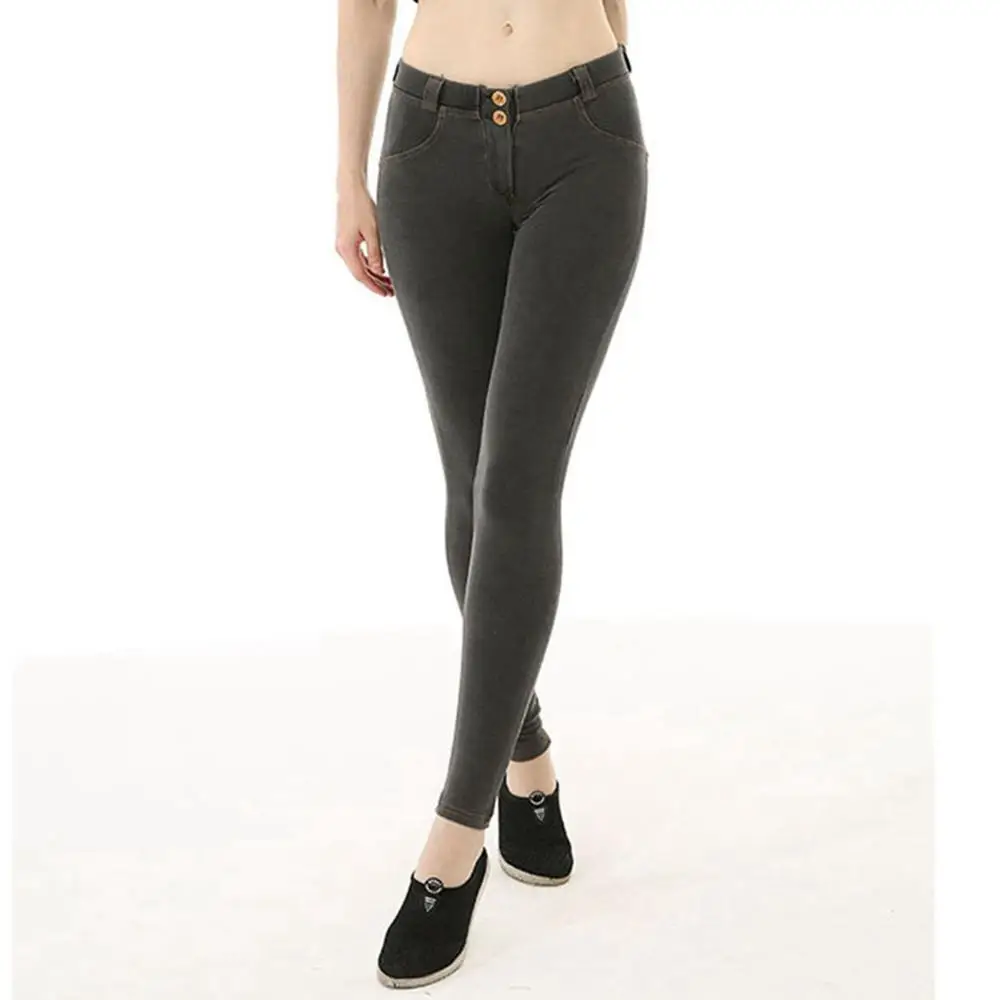 blue jean yoga pants