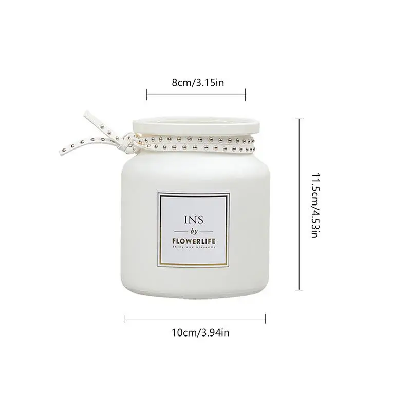 Simple Stylish Glass Vase Nordic Style Frosted Matte Gilded Vase Home Glass Crafts Desktop Innovative Decoration Ornaments