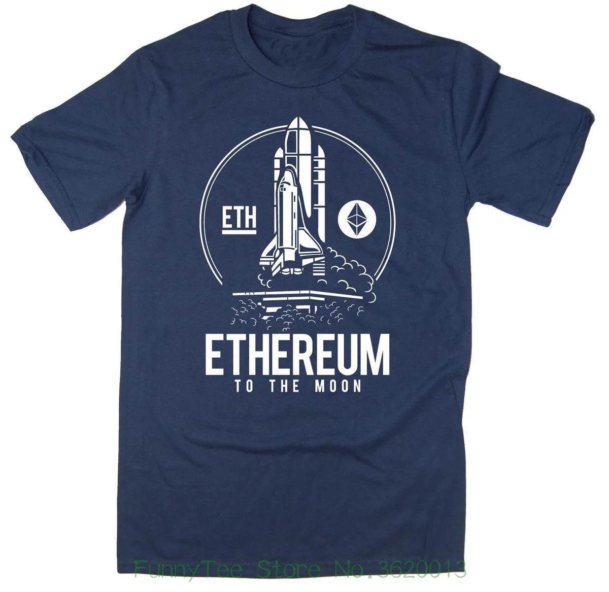 Ethereum To The Moon T-shirt - Btc Eth $eth Bitcoin Crypto - 6 Colours