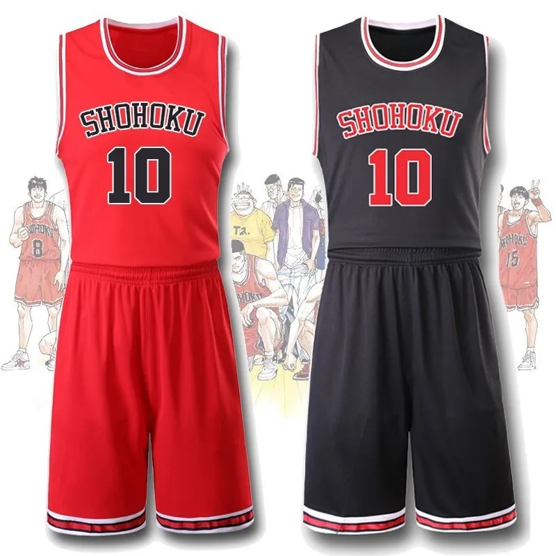 

Anime SLAM DUNK Basketball Uniforms Hanamichi Sakuragi School Team Sports Wear Rukawa Kaede Cosplay Costume Sport Suit