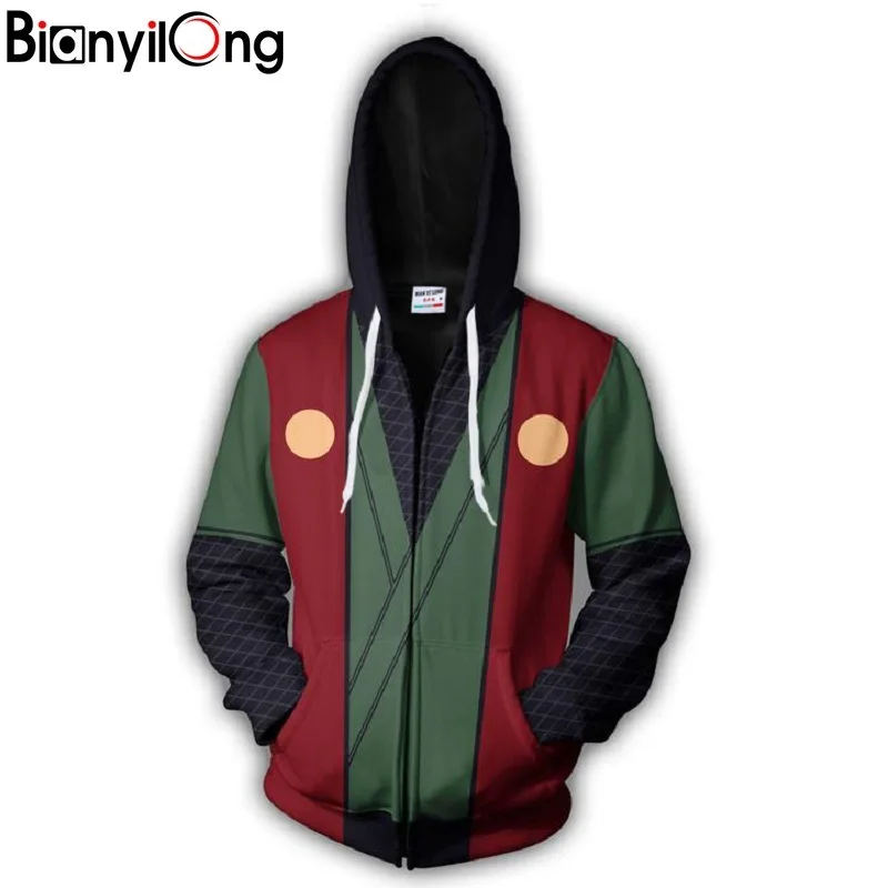 2018 New Fashion Men Women Cool Sweatshirt Hoodies 3d Print Naruto Six Generations Red Streetwear Long Sleeve Clothles | Мужская одежда